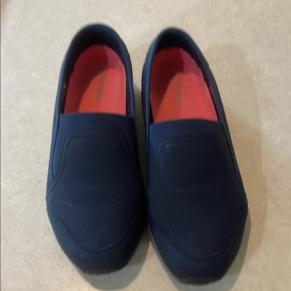 Easy Spirt Navy Blue Slip-On Shoes Size 8